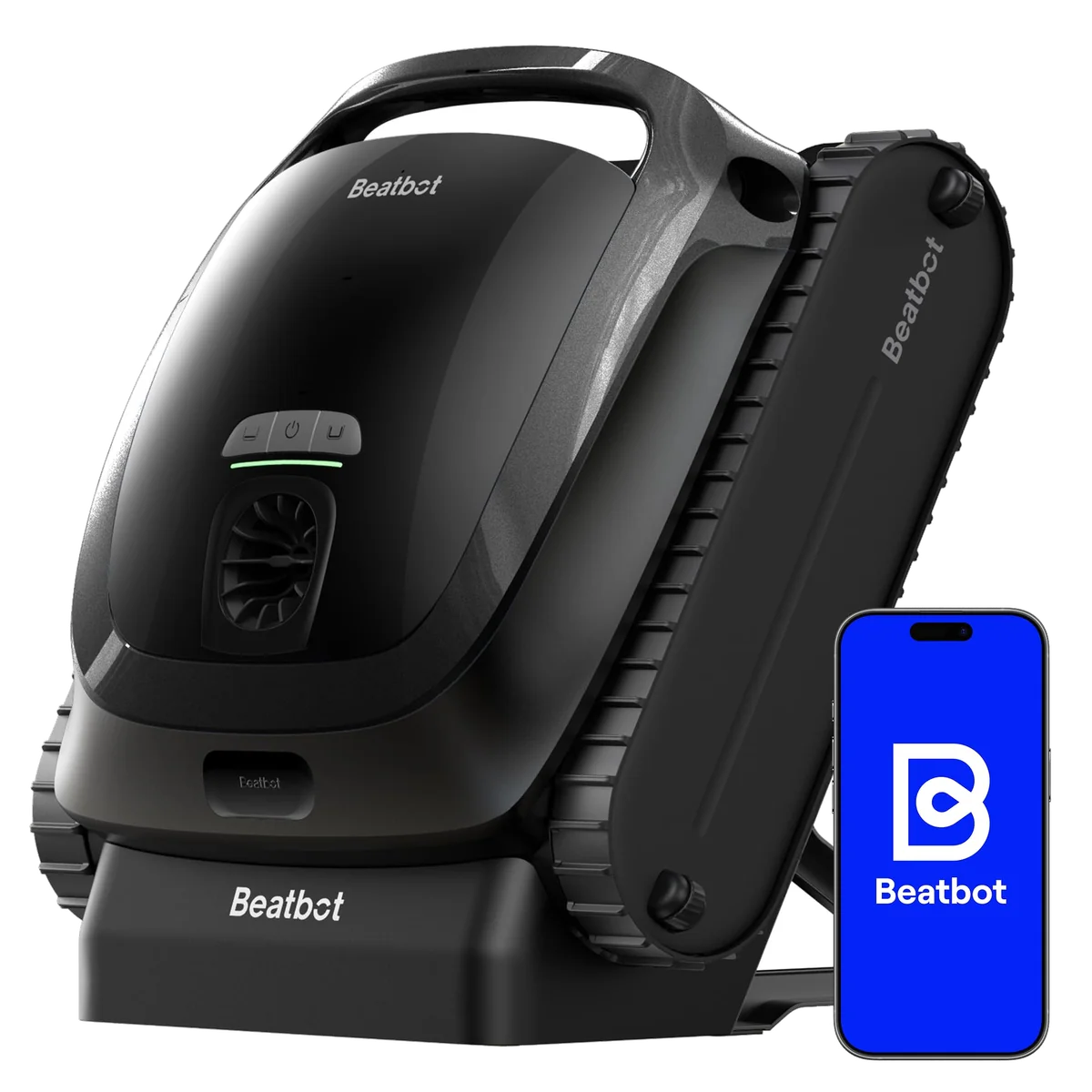Beatbot AquaSense 2 Cordless Robotic Pool Vacuum Cleaner, Smart Surface Parking, Double-Pass Waterline Scrubbing, Cleans Floor, Walls and Waterline