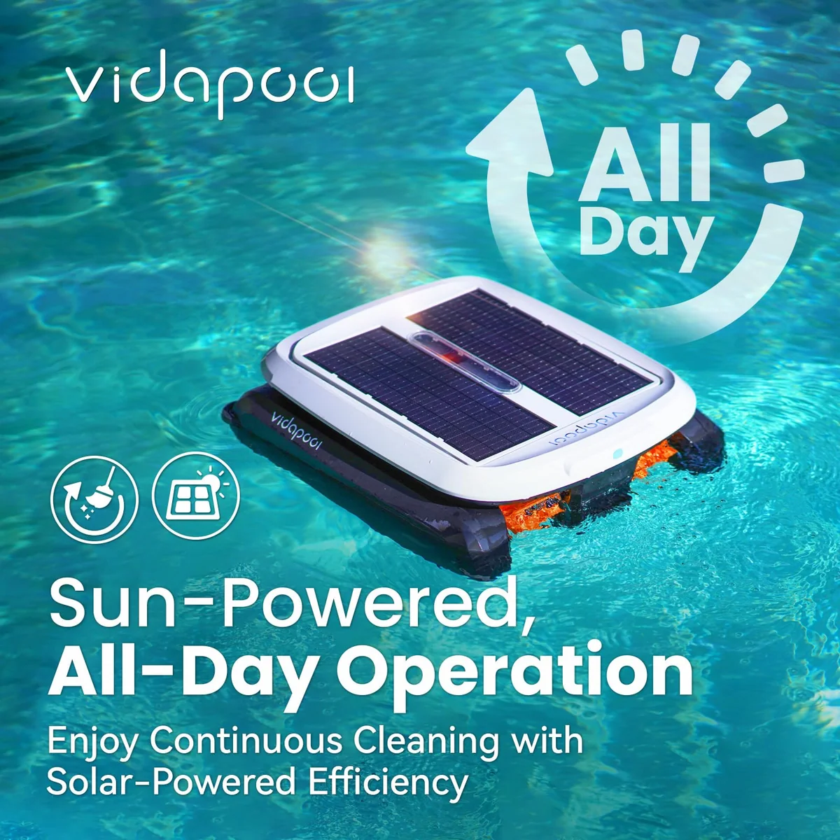 Vidapool solar Pool skimmer, view 5